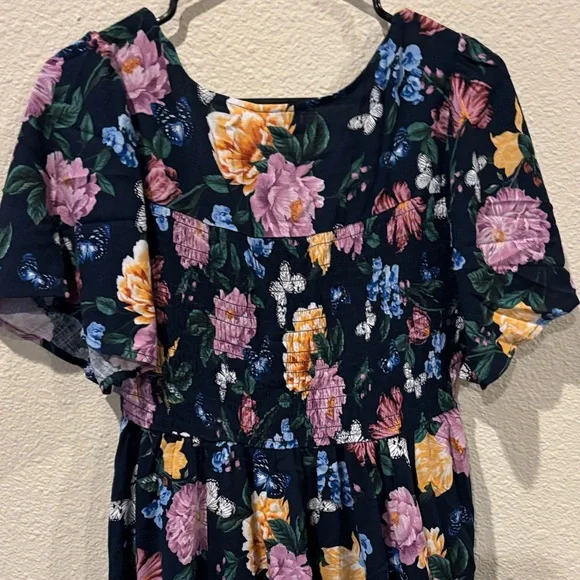 Torrid 00X Floral Midi Dress - Picture 6 of 6